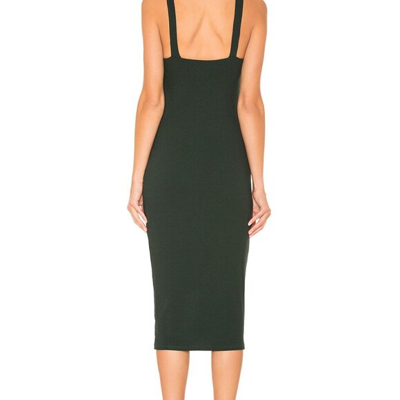 Sierra Midi Dress in Dark Green Privacy Please Size XS - Picture 6 of 6
